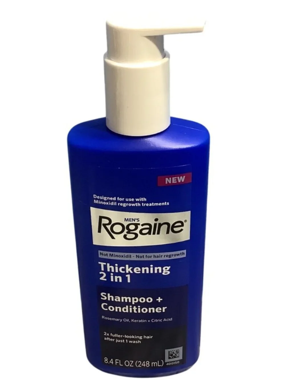 Rogaine Mens 2-In-1 Thickening  Shampoo + Conditioner 8.4 Fl Oz